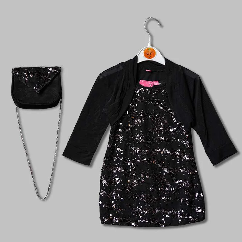 Black Girls Midi With An Elegant Sequin Shrug Sequin Backless Dress