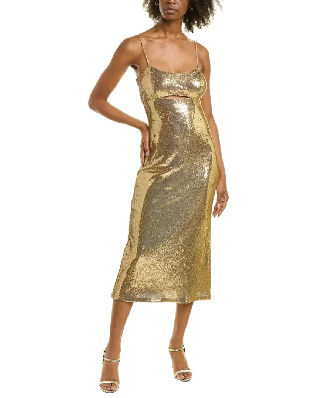 Halston Ray Sequin Dress Sequin Dress Trendy