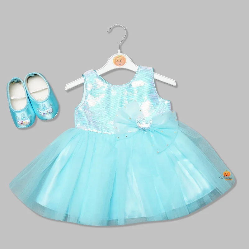 Sequin Birthday Frocks for Baby Girls with Bellies Floor-length Sequin Dress