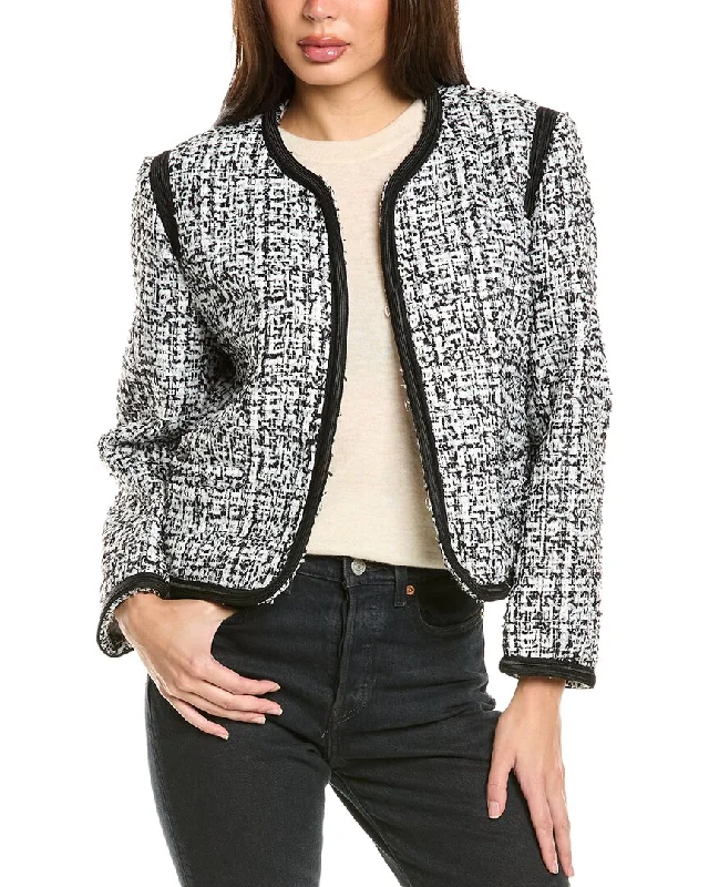 Sandro Suit Blazer Blazer with Shoulder Pads