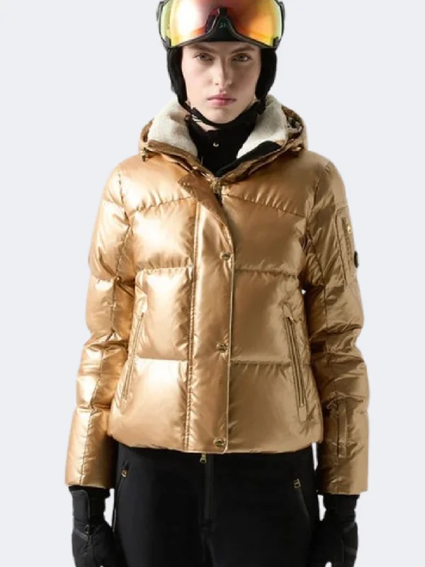 Bogner Hella Women Skiing Jacket Gold Women's budget jackets