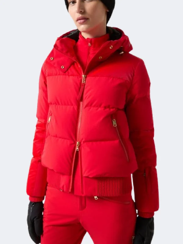 Bogner Bond10 Women Skiing Jacket Fast Red Women's spring jackets