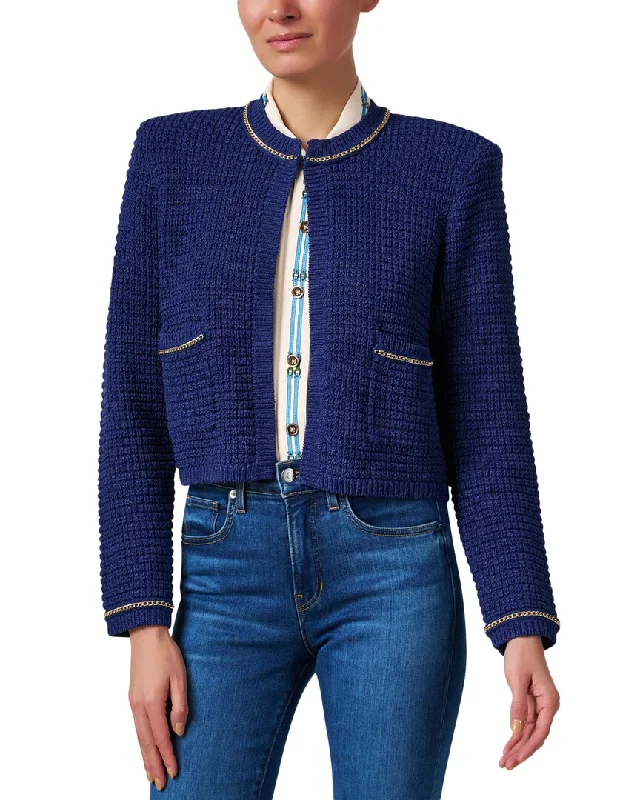 Shoshanna Maeve Jacket Tweed Blazer Jacket