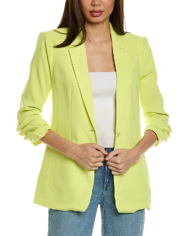 Cinq à Sept Crepe Khloe Blazer Lightweight Double-breasted Blazer