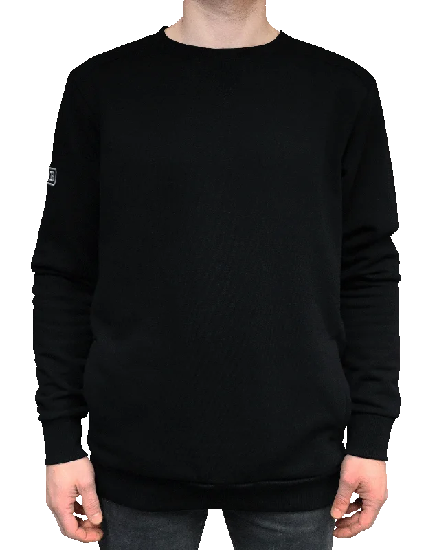 ARB Core Mid-Weight Crew - BLACK - Men's Classic Hoodie Sweatshirt