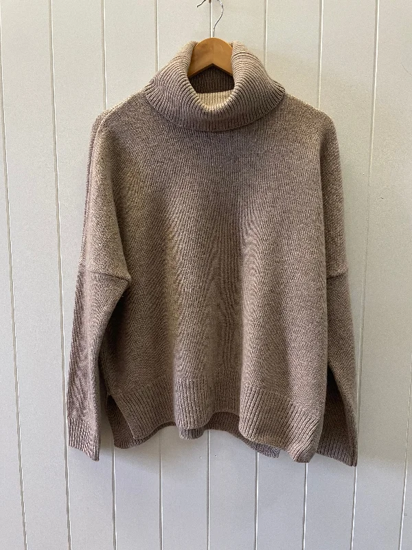 Merino Oat Andie Roll Neck Cozy Women’s Pullovers