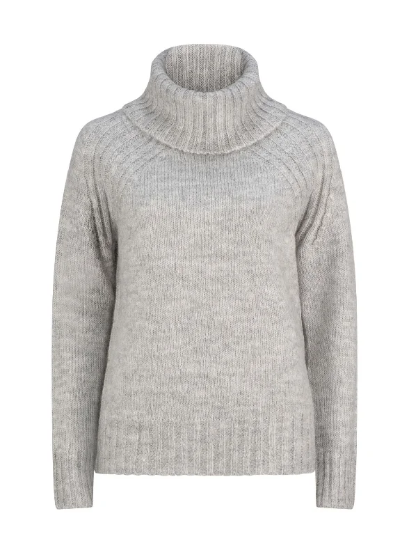 Silver Birch Della Roll Neck Cozy Knit Pullover