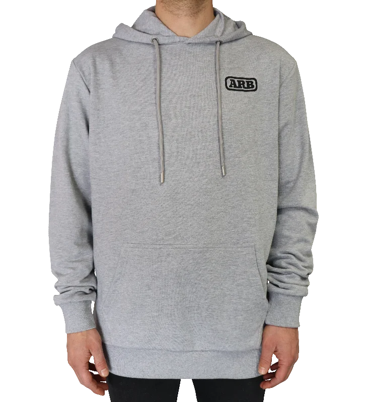 ARB Core Lightweight Hoodie - GREY MARLE - Men's Lightweight Zip Hoodie