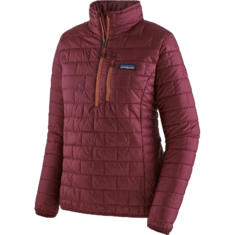 Women's Nano Puff Pullover Women's eco-friendly jackets