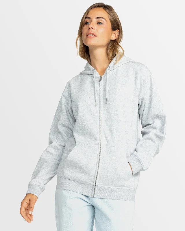 Womens Surf Stoked Zip-Up Hoodie High-neck Pullover Sweater