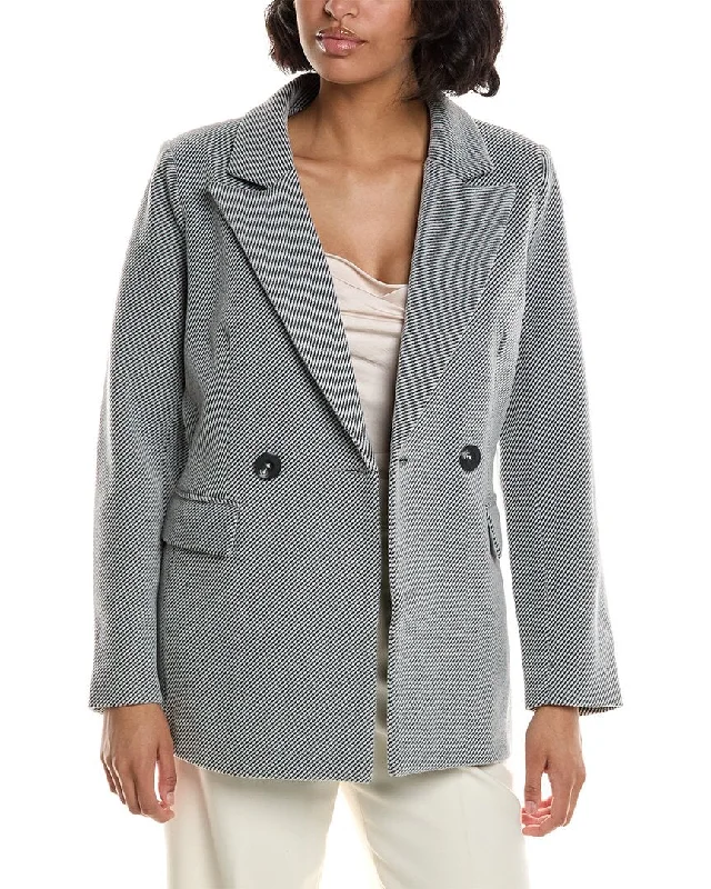 Pascale La Mode Brushed Rib Blazer Chic Blazers for Women