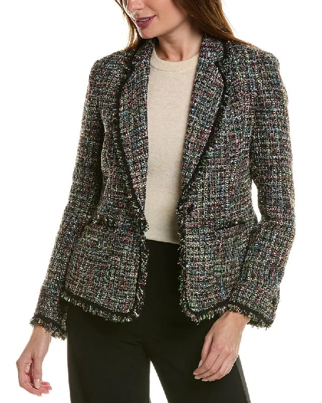 Anne Klein Notch Collar Jacket Casual Blazer Style