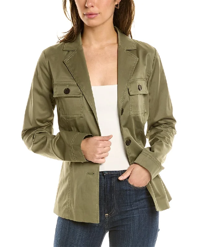 Brooks Brothers Safari Jacket Women’s Relaxed Blazer