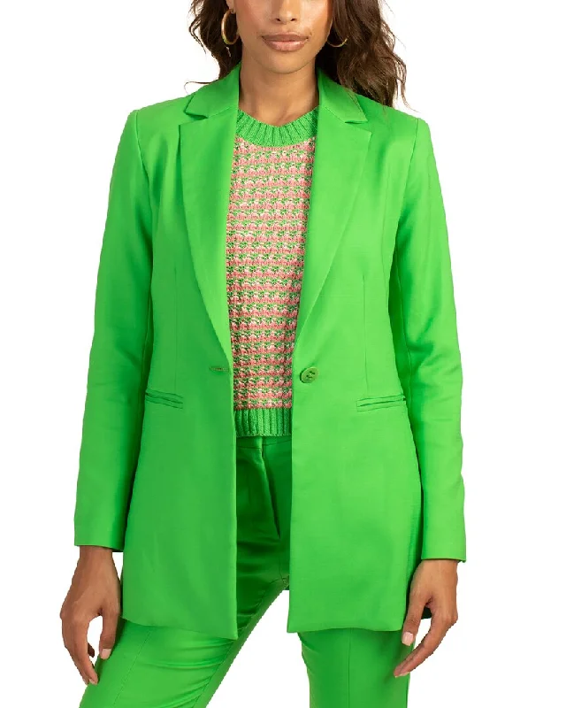 Trina Turk Sunview Blazer Double-breasted Blazer Jacket