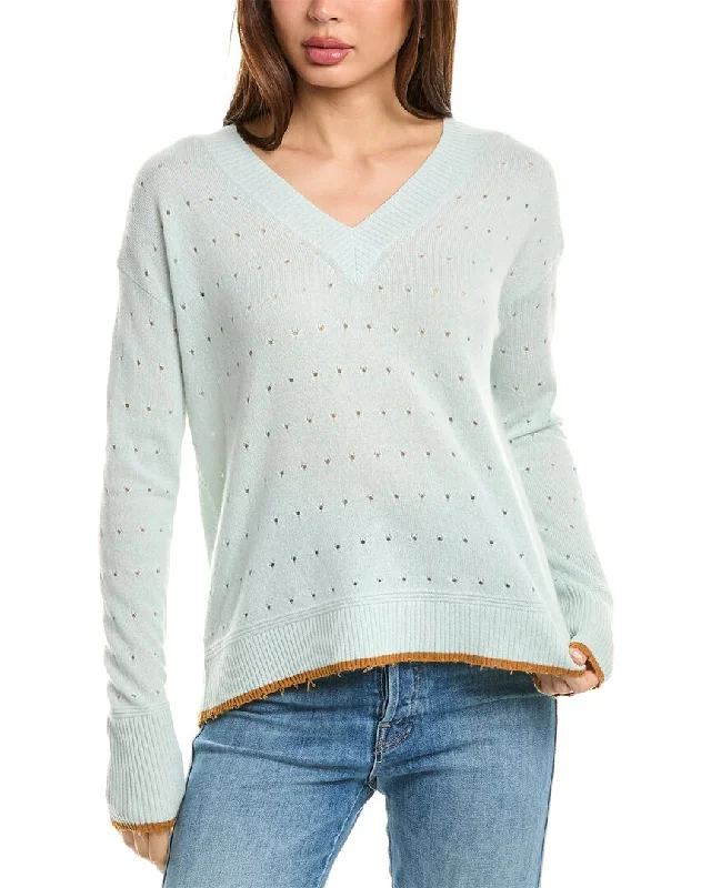 Lisa Todd V-Neck Cashmere Sweater Fashionable sweaters