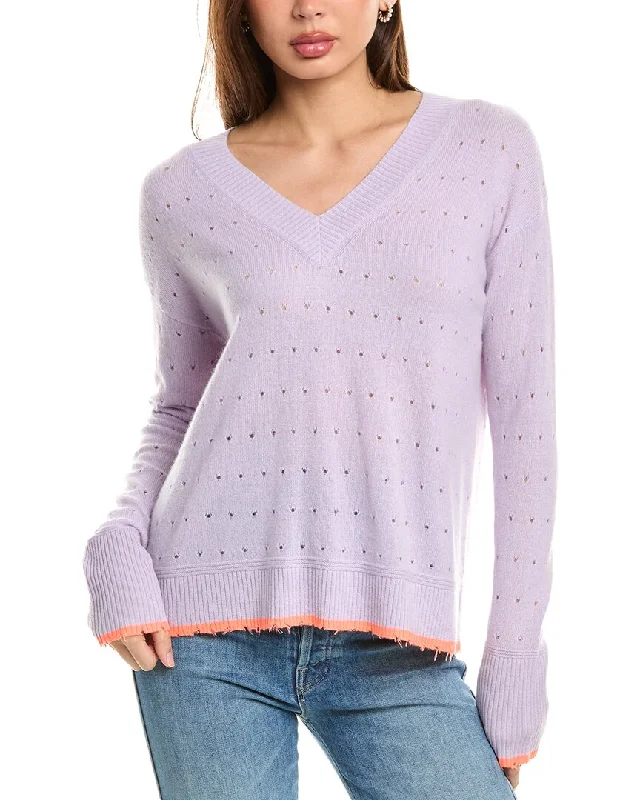 Lisa Todd V-Neck Cashmere Sweater High-end sweaters