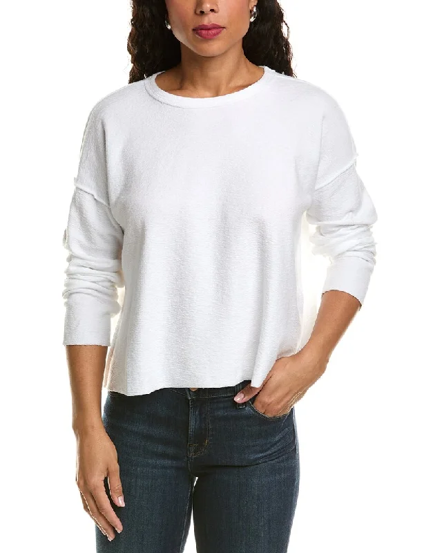 Eileen Fisher Textured Boxy Top Party sweaters