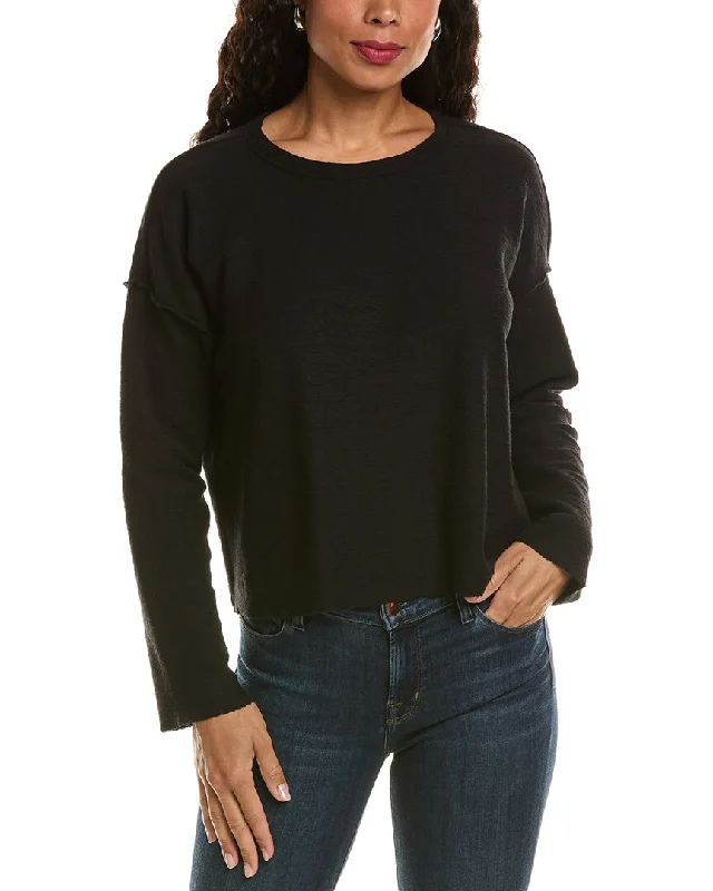 Eileen Fisher Textured Boxy Top Edgy sweaters