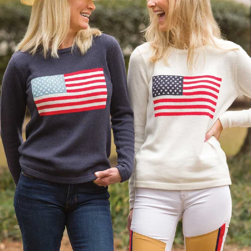 Women's Lightweight Cotton American Flag Sweater Levi's sweaters