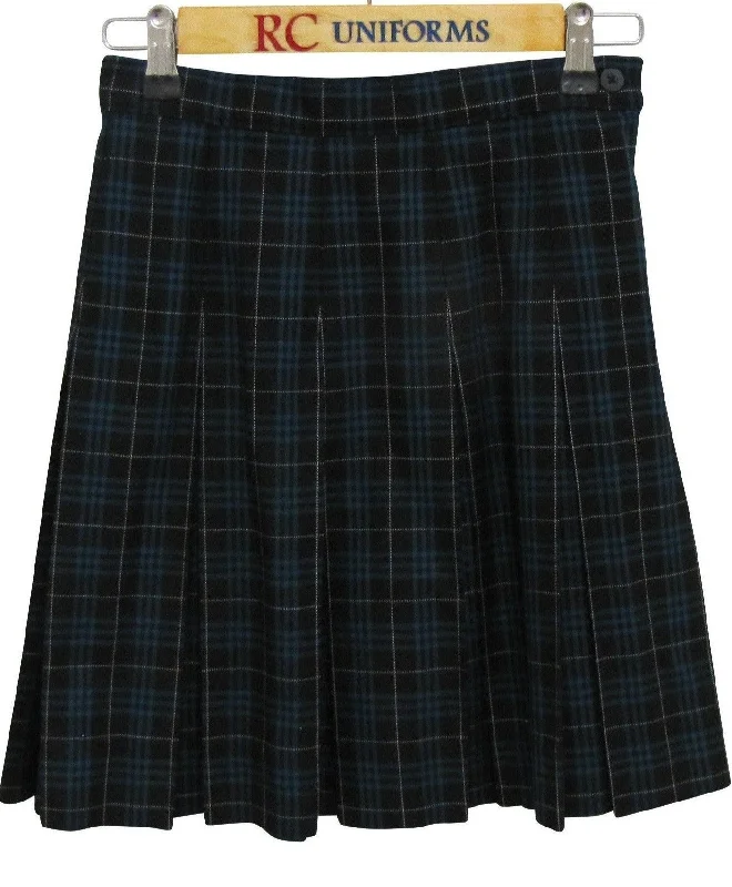 Plaid Box-Pleat Skirt Women's unclassified skirts