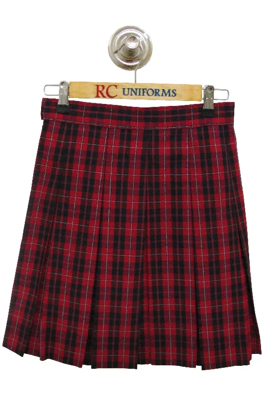 Plaid 65 Kick Pleat Skirt Club unclassified skirts