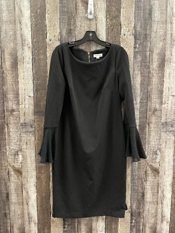 Dress Party Midi By Calvin Klein In Black, Size: L Y2K midi dresses