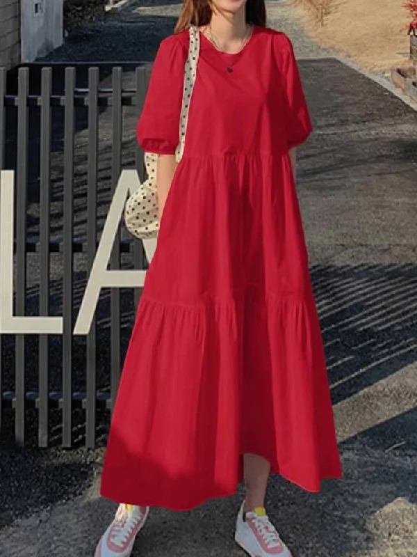 Spring Dress For Women Quality Cotton Maxi Dresses C4B Flattering maxi dresses for all body types