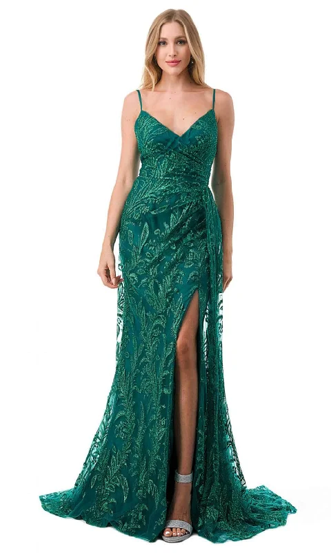 Aspeed Design L2785F - V-Neck Sleeveless Prom Gown Best party dresses for hourglass body shape