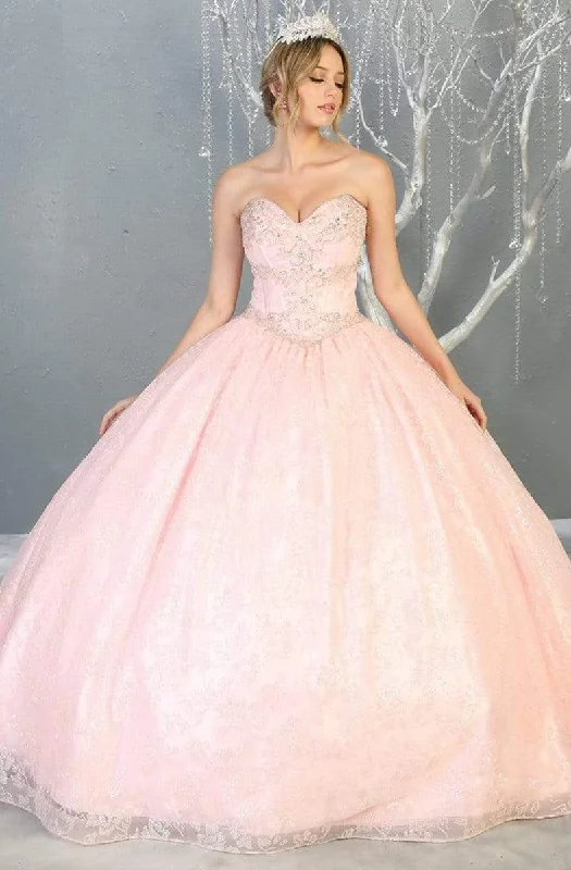 May Queen - LK144 Embellished Sweetheart Ballgown Winter party dresses