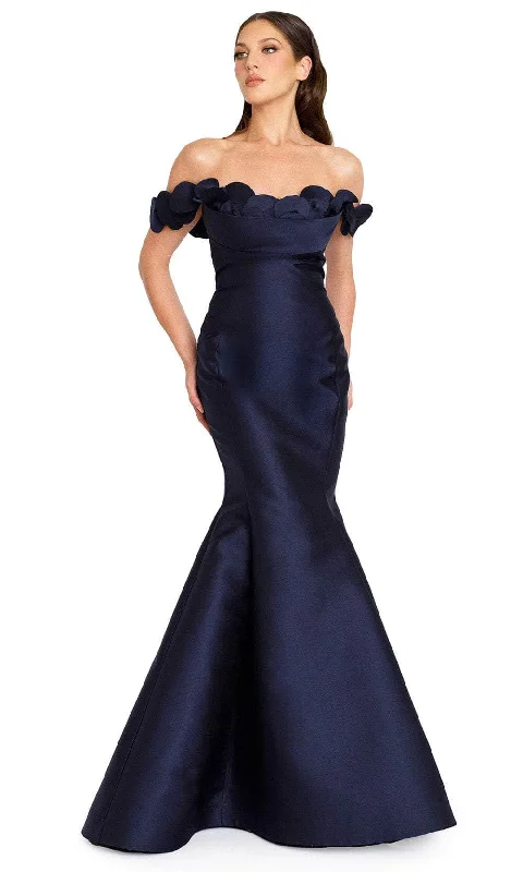 Nicole Bakti 7273 - Appliqued Off Shoulder Evening Gown Shein party dresses