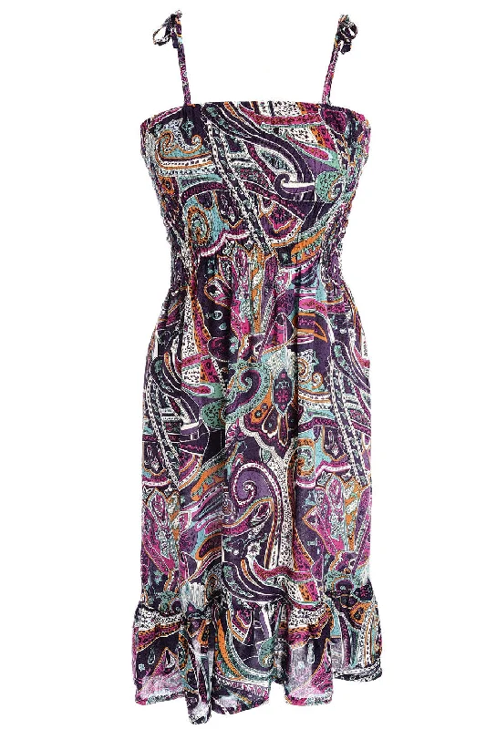 FRESA Purple Printed Dress Revolve floral dresses